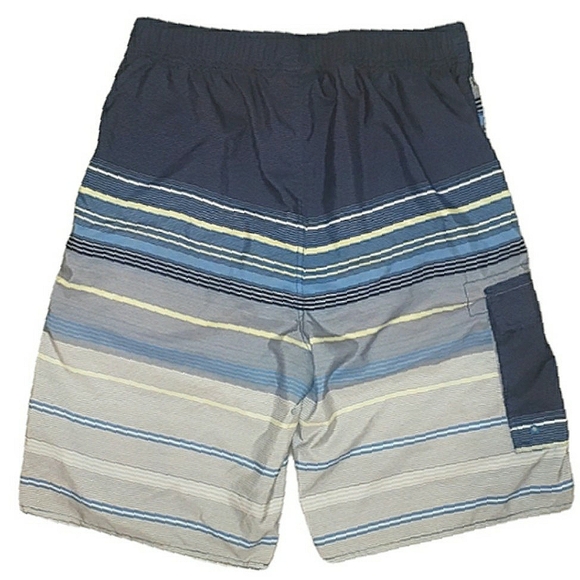 Starting Point Stripe Print Activewear Board Shorts Swim Trunks Small 32" Waist - Picture 2 of 16